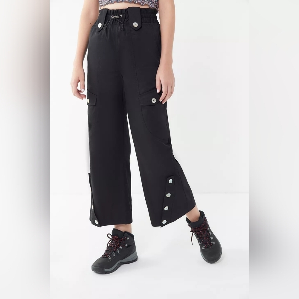 House Of Sunny High-Rise Slant-Pocket Cargo Pant